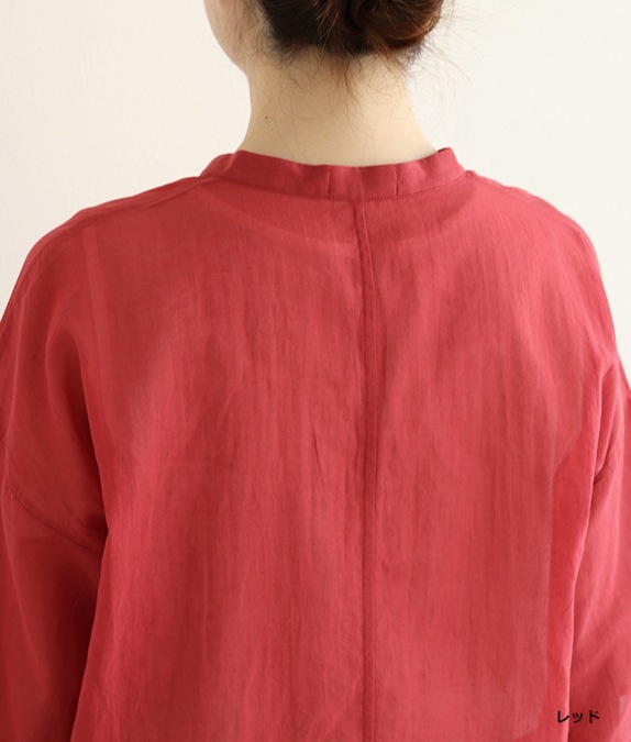 【7/10(金)10：00～◆再値下げSALE40%OFF】コットンシフォンブラウス