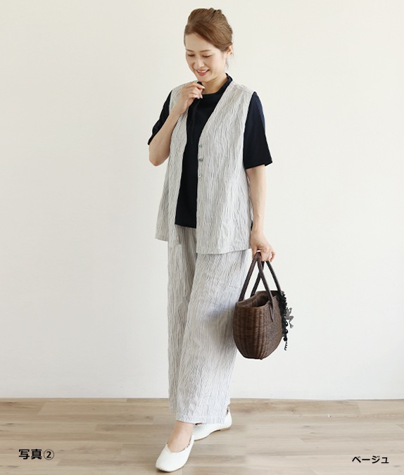 【SALE30%OFF】タックドビーベスト