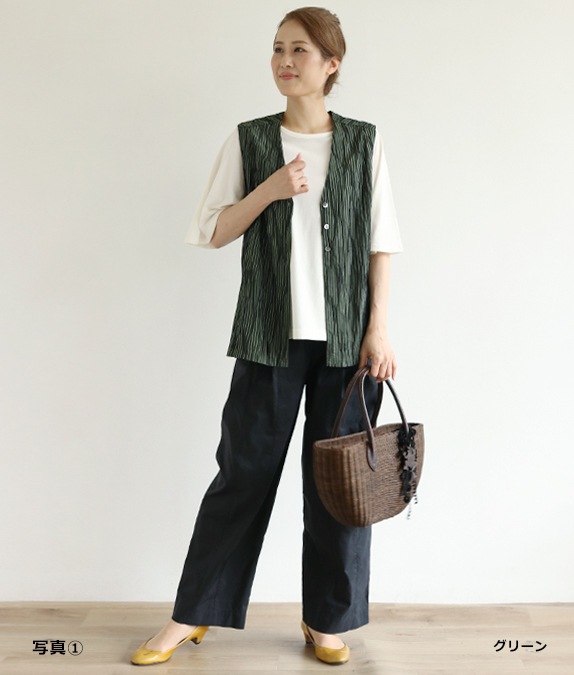 【SALE30%OFF】タックドビーベスト