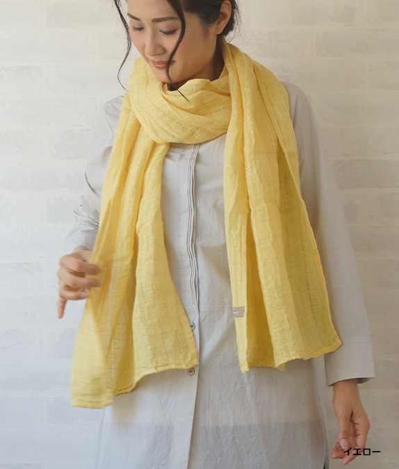 国産麻ストール　満月の麻衣 国産麻ストール満月の麻衣の通販 by 0's shop｜ラクマ