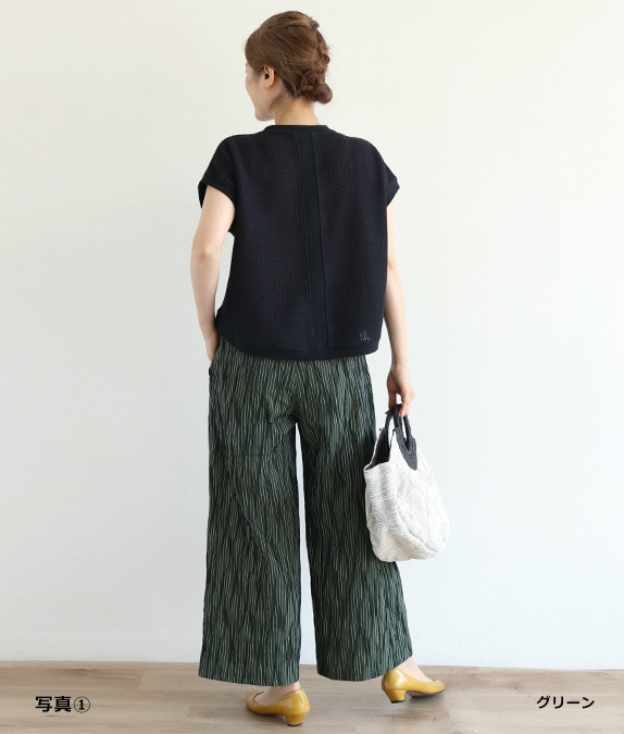 【SALE20%OFF】タックドビーパンツ