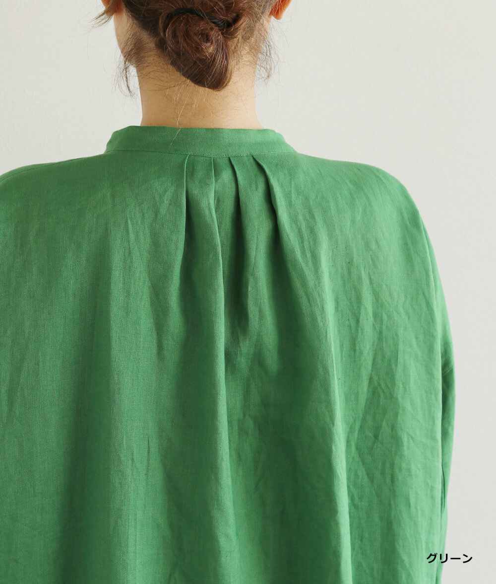 キャンブリックリネンロングジャケット