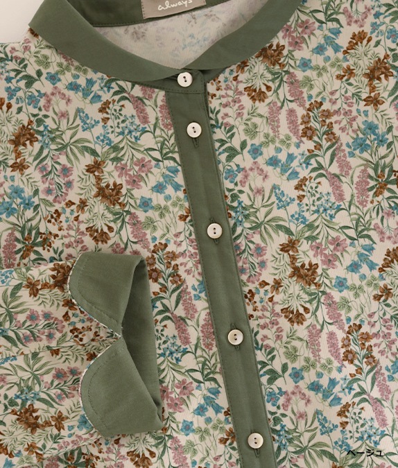 【SALE40％OFF】フラワーコールチュニック