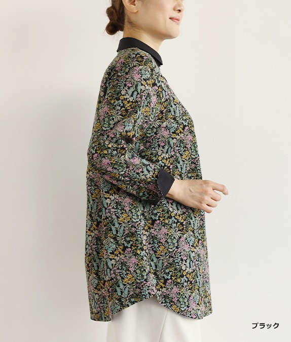 【SALE40％OFF】フラワーコールチュニック