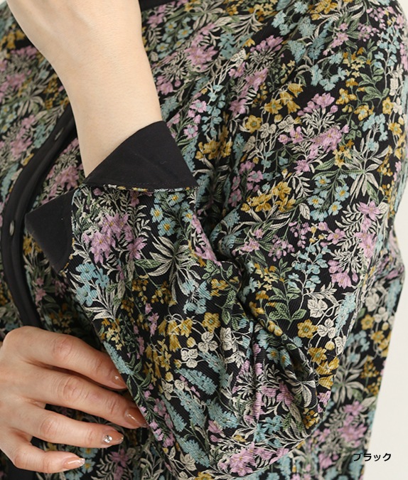 【SALE40％OFF】フラワーコールチュニック