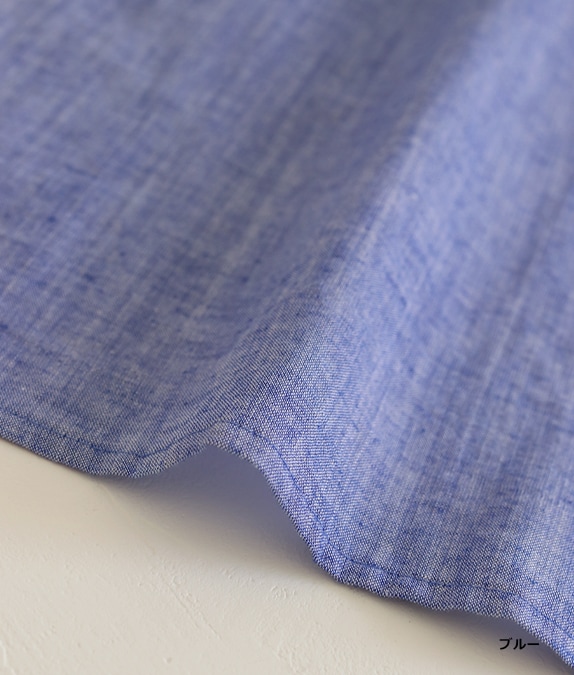 【1/14(水)10時～1/26(月)13時迄優待価格15％OFF】ムライトシャンブレーロングブラウス