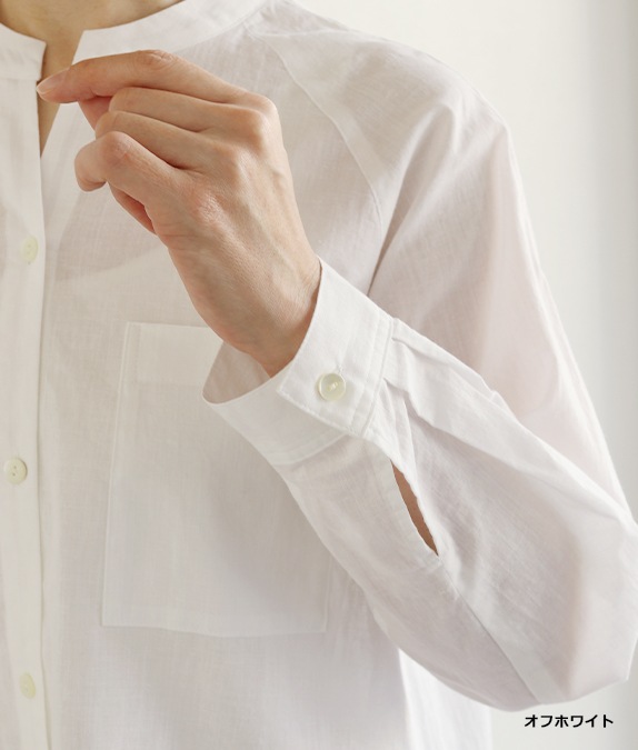 【1/14(水)10時～1/26(月)13時迄優待価格15％OFF】ムライトシャンブレーロングブラウス