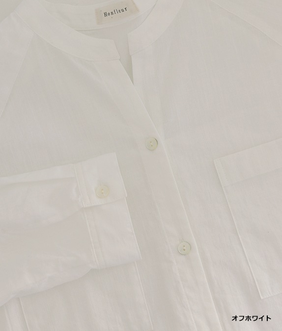 【1/14(水)10時～1/26(月)13時迄優待価格15％OFF】ムライトシャンブレーロングブラウス