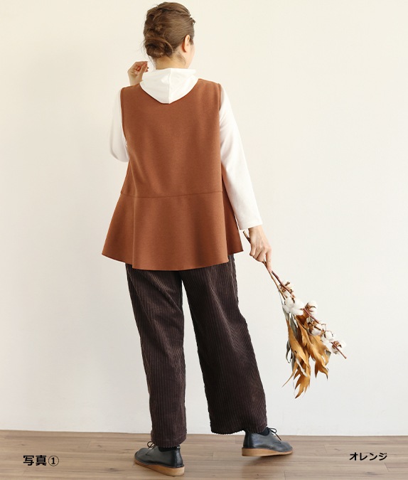 フレアーベストl 大人の婦人服 オルウェイズ公式通販サイト