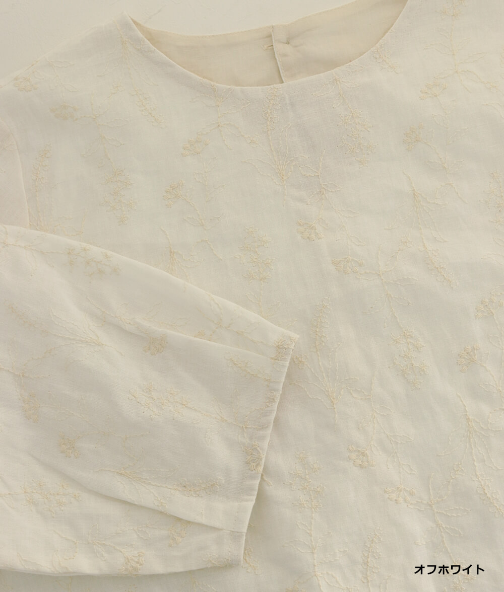 レースブラウジングブラウス