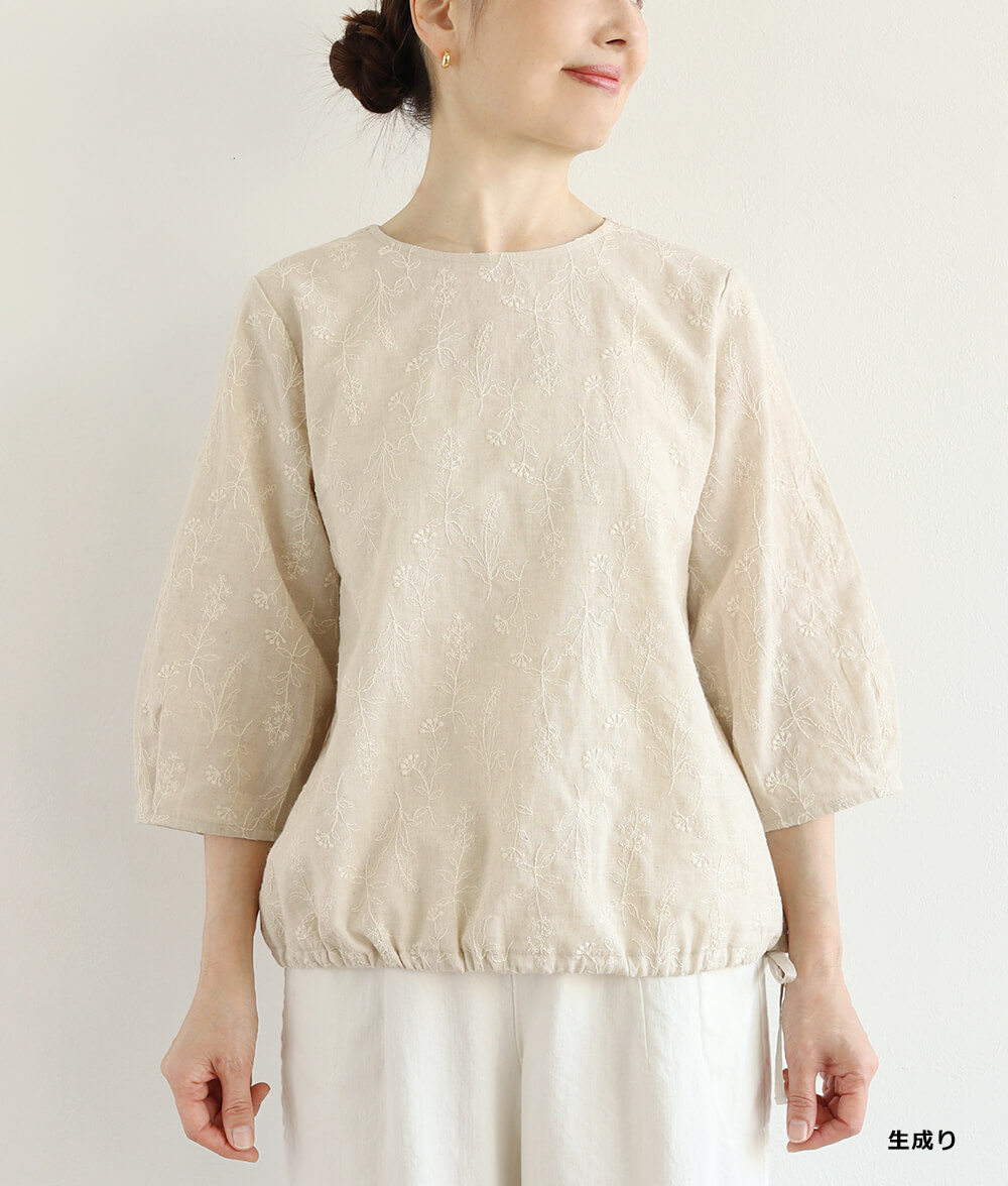 レースブラウジングブラウス