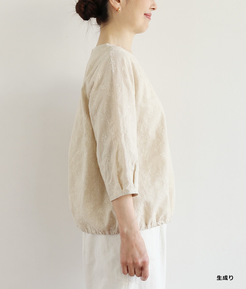 レースブラウジングブラウス