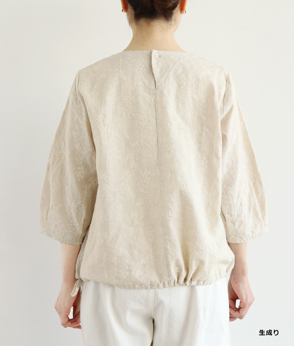レースブラウジングブラウス