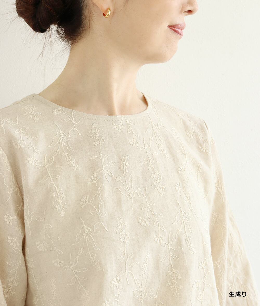 レースブラウジングブラウス