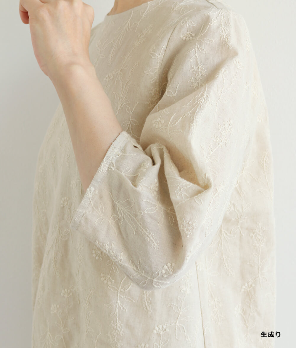 レースブラウジングブラウス