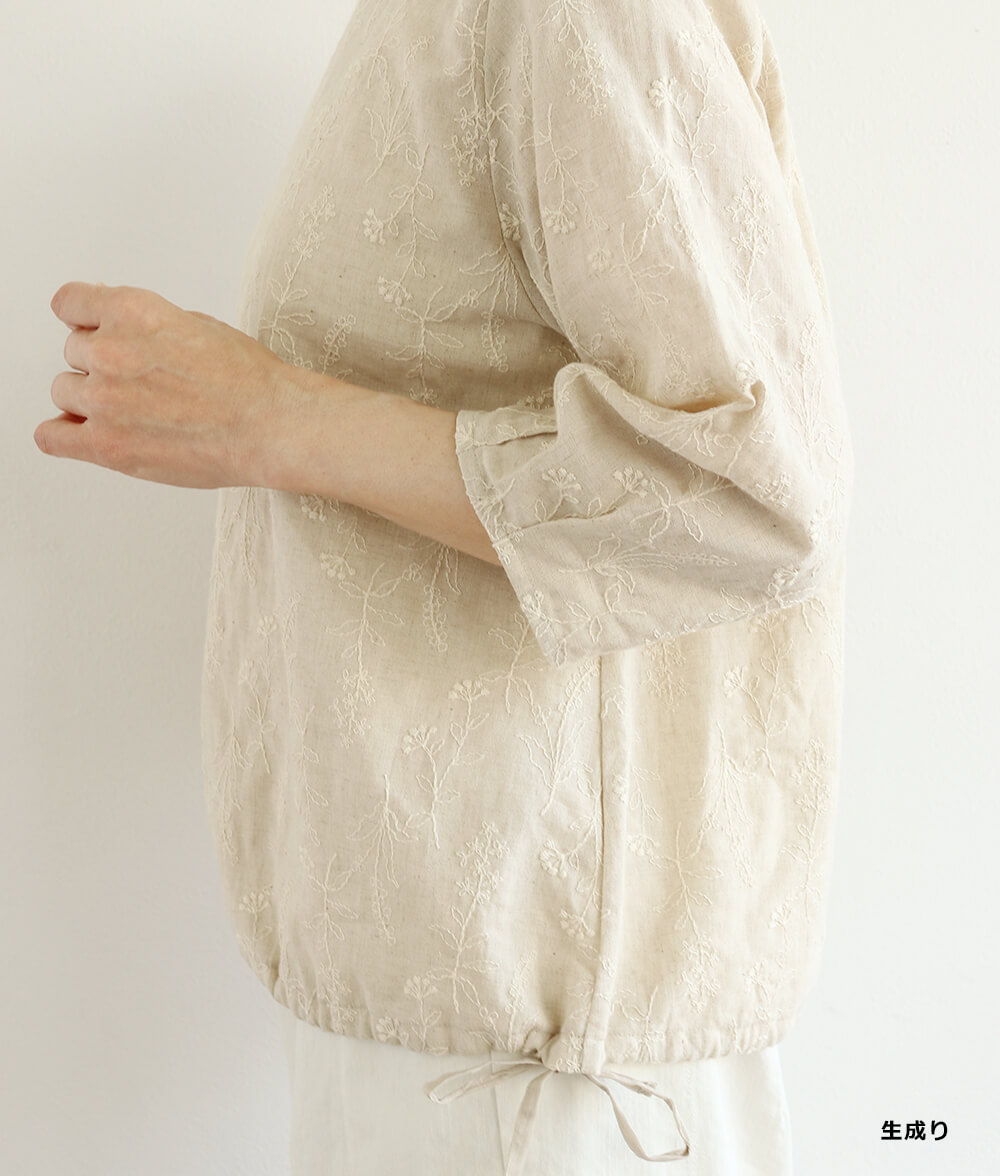 レースブラウジングブラウス