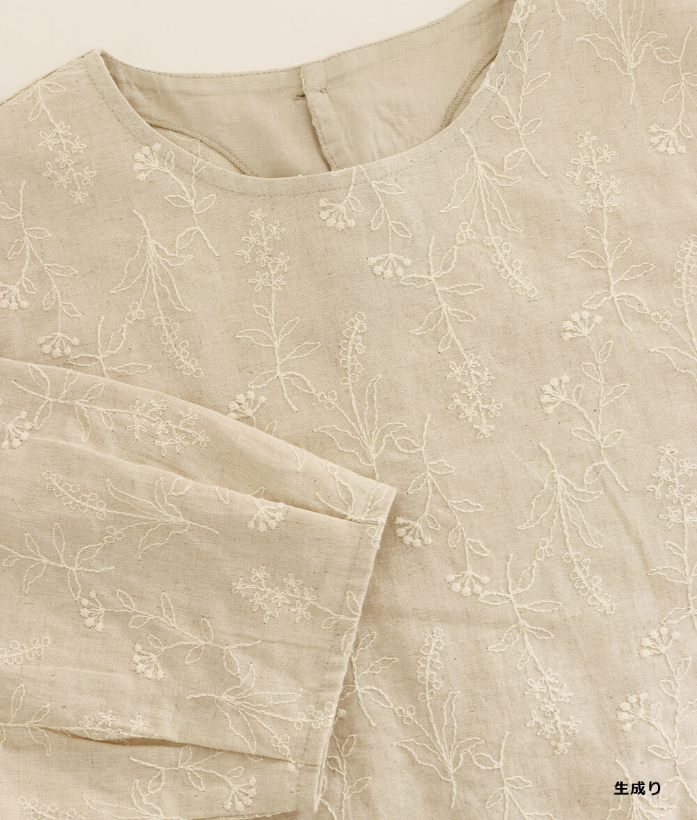 レースブラウジングブラウス