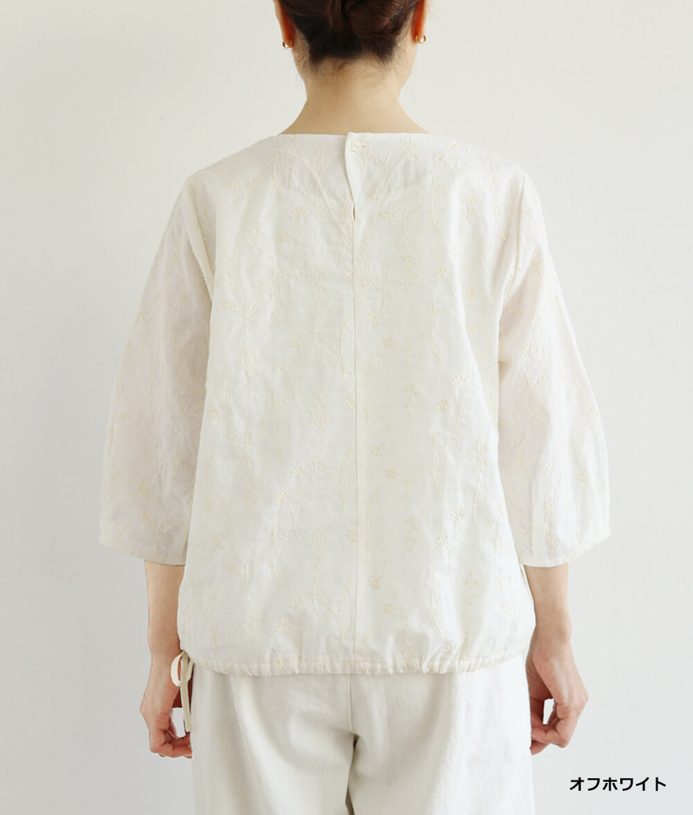 レースブラウジングブラウス