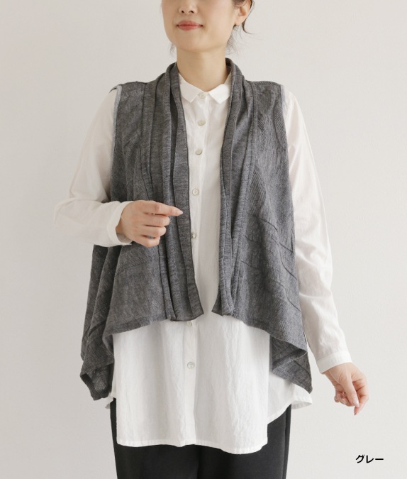 【SALE50％OFF】リンクスショールカラーベスト