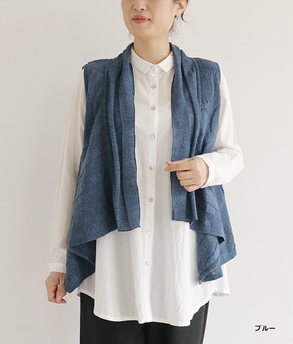 【SALE50％OFF】リンクスショールカラーベスト