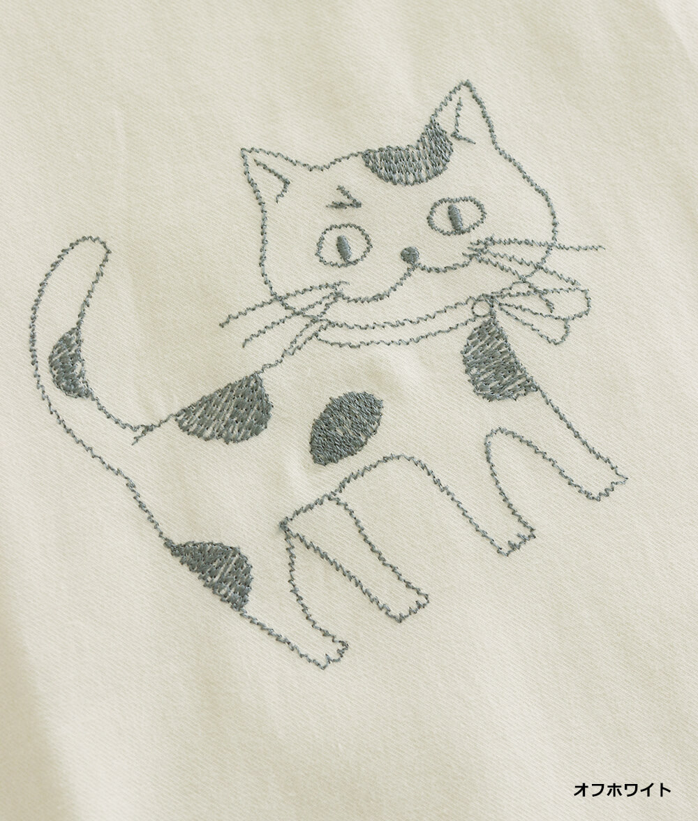 ねこのかくれんぼブラウス