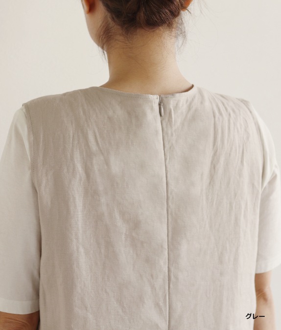 【SALE50%OFF】リネンタックワンピース