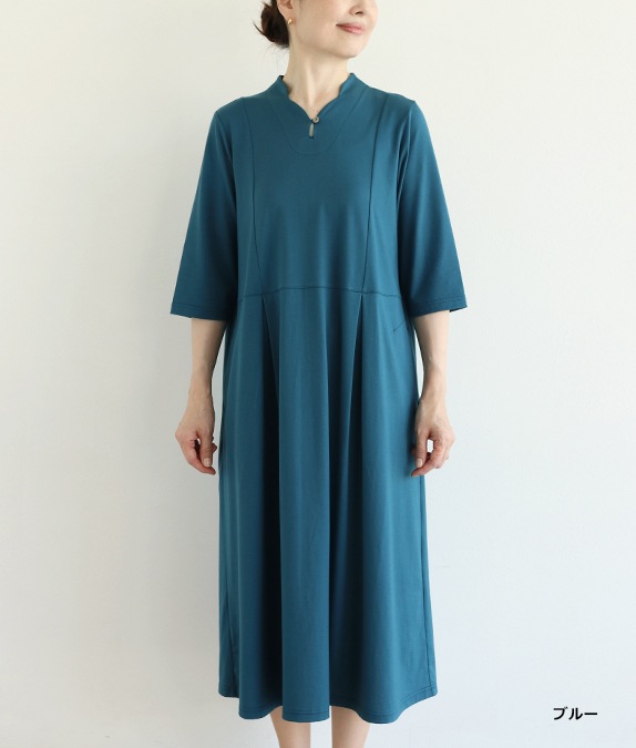 【期間限定優待価格20％OFF◆5/15(金)10時～5/25(月)13時迄】カットソータックワンピース