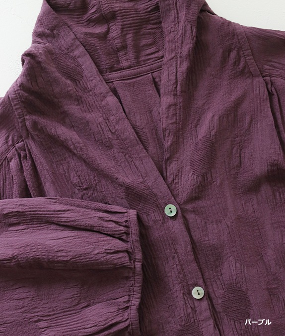 【4/17(金)10時～アウトレットSALE70%OFF】ドット柄ボイルブラウス