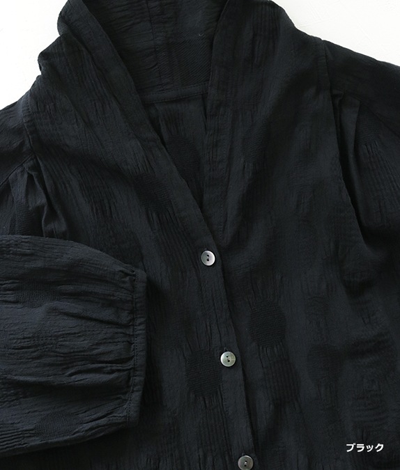 【4/17(金)10時～アウトレットSALE70%OFF】ドット柄ボイルブラウス