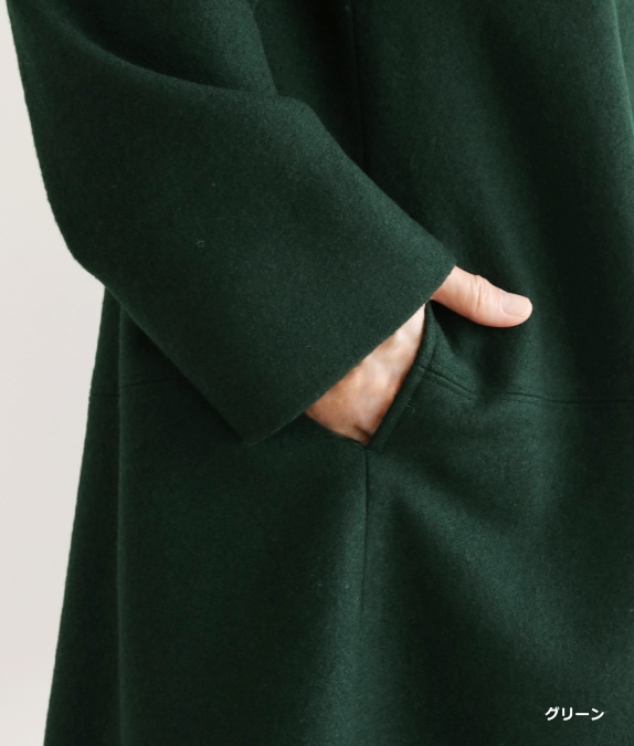 ソフト圧縮スタンドカラーコートl 大人の婦人服 オルウェイズ公式通販