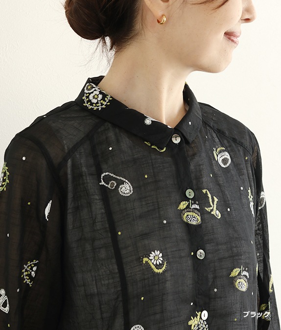 【SALE20%OFF】発泡フラワープリントワンピース