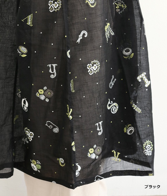 【SALE20%OFF】発泡フラワープリントワンピース