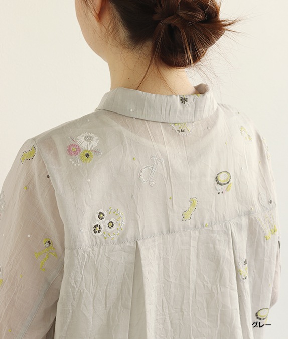 【SALE20%OFF】発泡フラワープリントワンピース