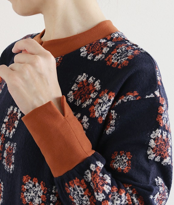 【SALE20%OFF】カットジャカードプルオーバー