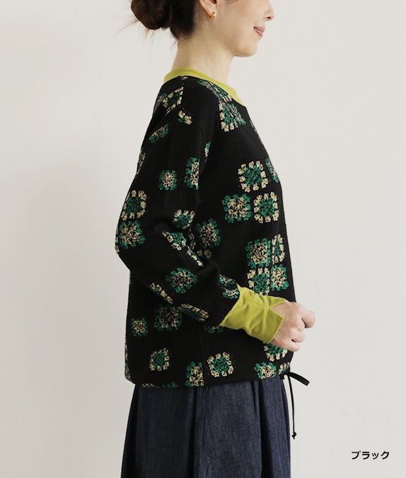 【SALE20%OFF】カットジャカードプルオーバー