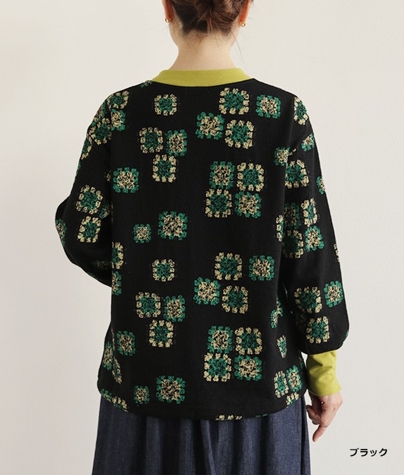 【SALE20%OFF】カットジャカードプルオーバー