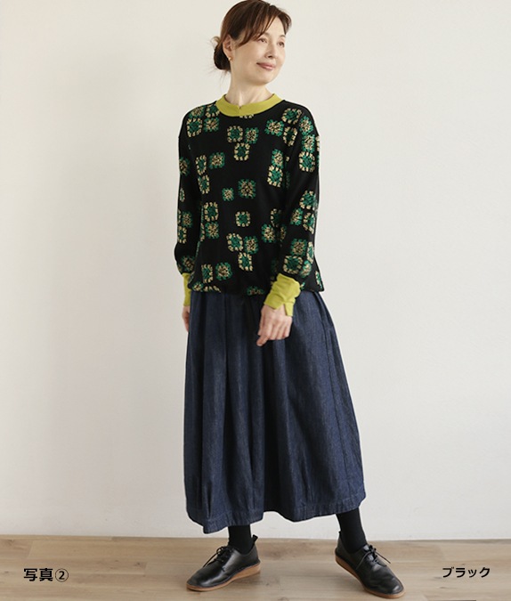 【SALE20%OFF】カットジャカードプルオーバー