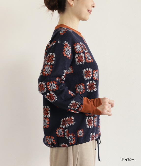 【SALE20%OFF】カットジャカードプルオーバー