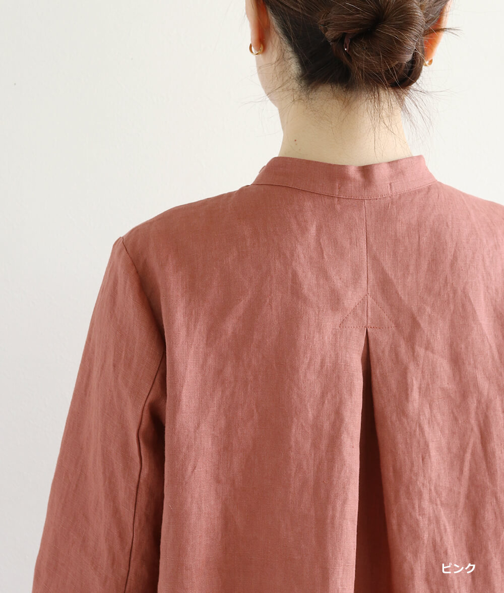 【SALE20%OFF】リネンタックワンピース