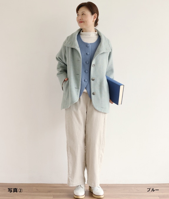 圧縮ウールニットベストl 50代・60代からの婦人服 オルウェイズ公式