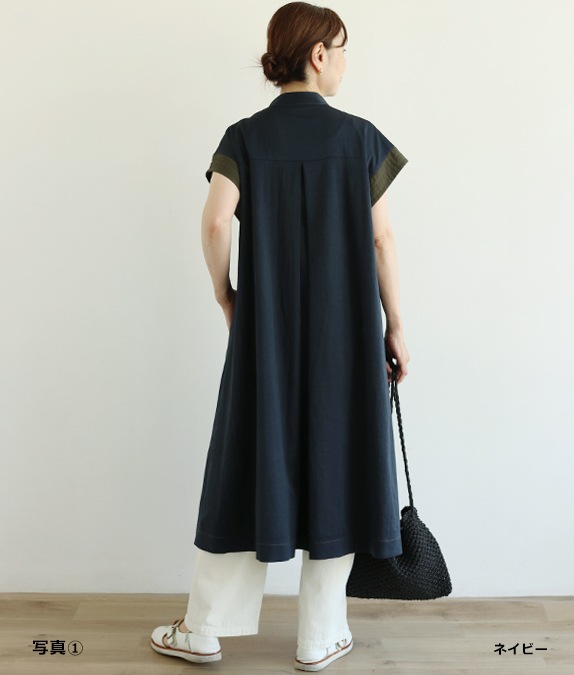 【SALE30%OFF】配色使いワンピース