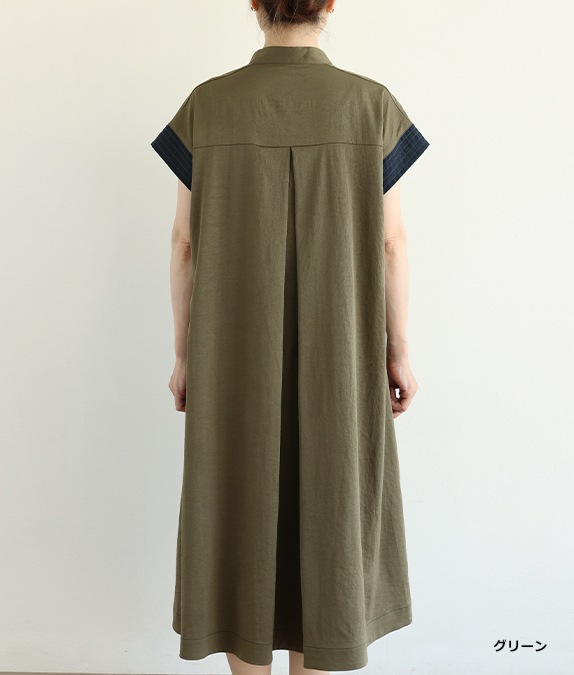 【SALE30%OFF】配色使いワンピース