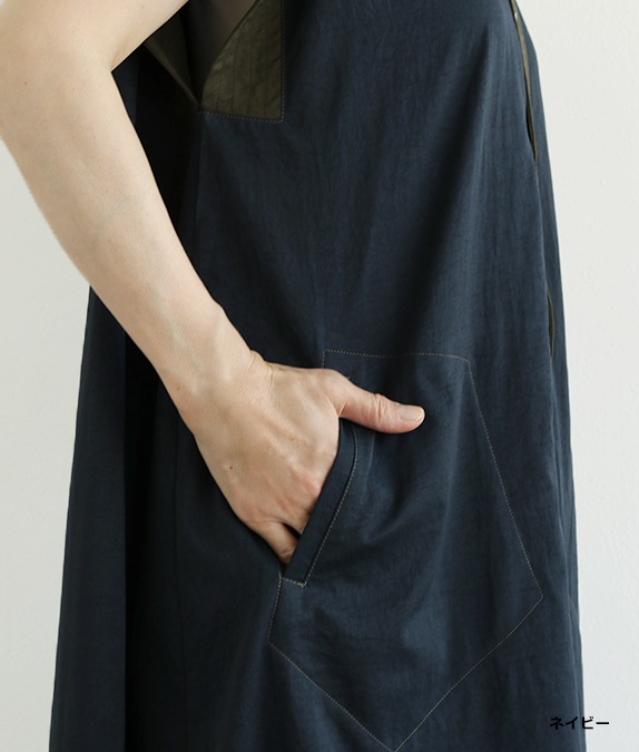 【SALE30%OFF】配色使いワンピース