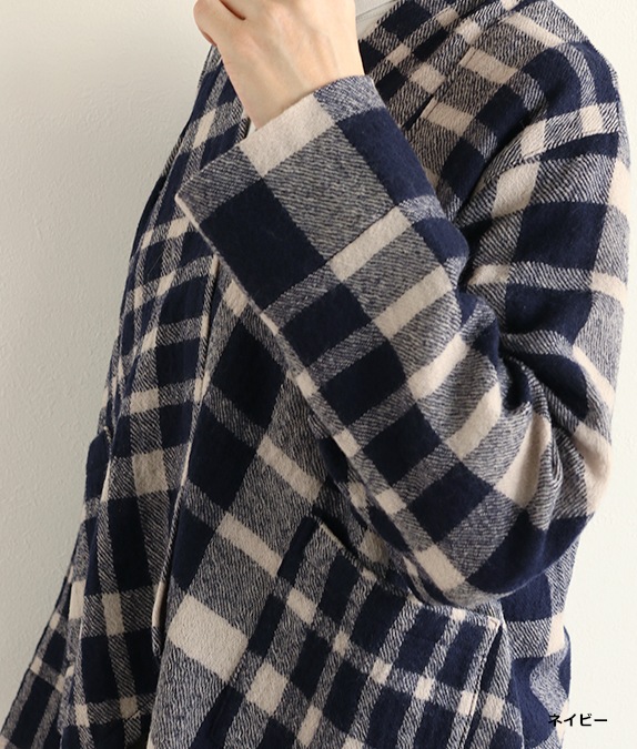 【SALE30％OFF】ビッグチェックジャケット