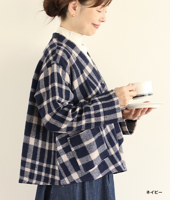 【SALE30％OFF】ビッグチェックジャケット