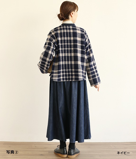【SALE30％OFF】ビッグチェックジャケット