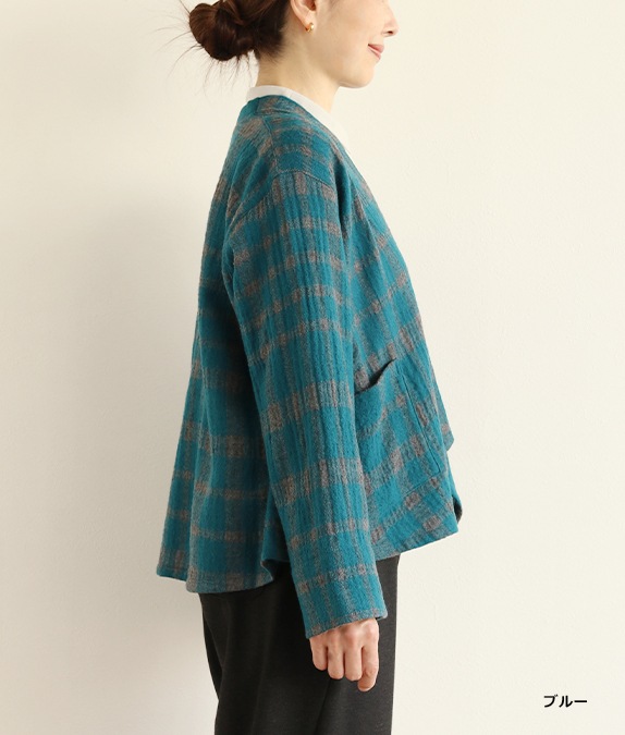 【SALE30％OFF】ビッグチェックジャケット