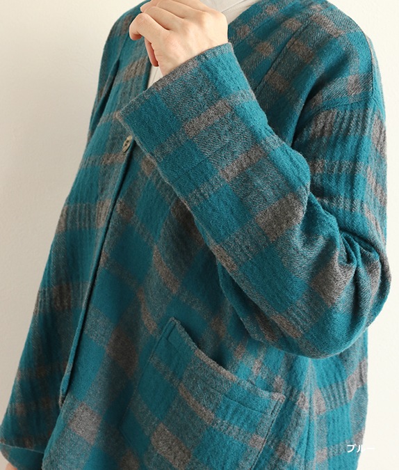 【SALE30％OFF】ビッグチェックジャケット