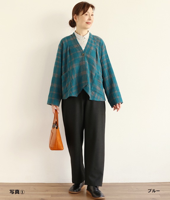 【SALE30％OFF】ビッグチェックジャケット