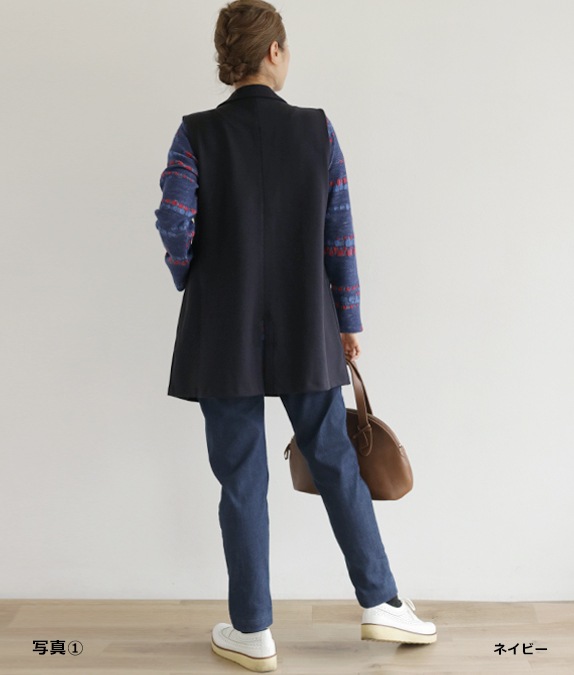 【SALE40％OFF】テーラーカラーベスト